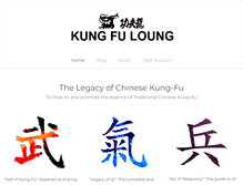 Tablet Screenshot of kungfuloung.com
